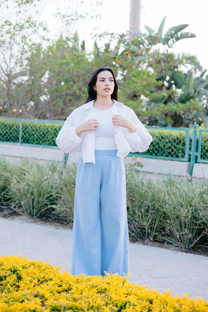 Linea pants in baby blue