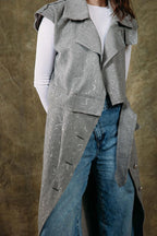 Cozy Knit Long Vest