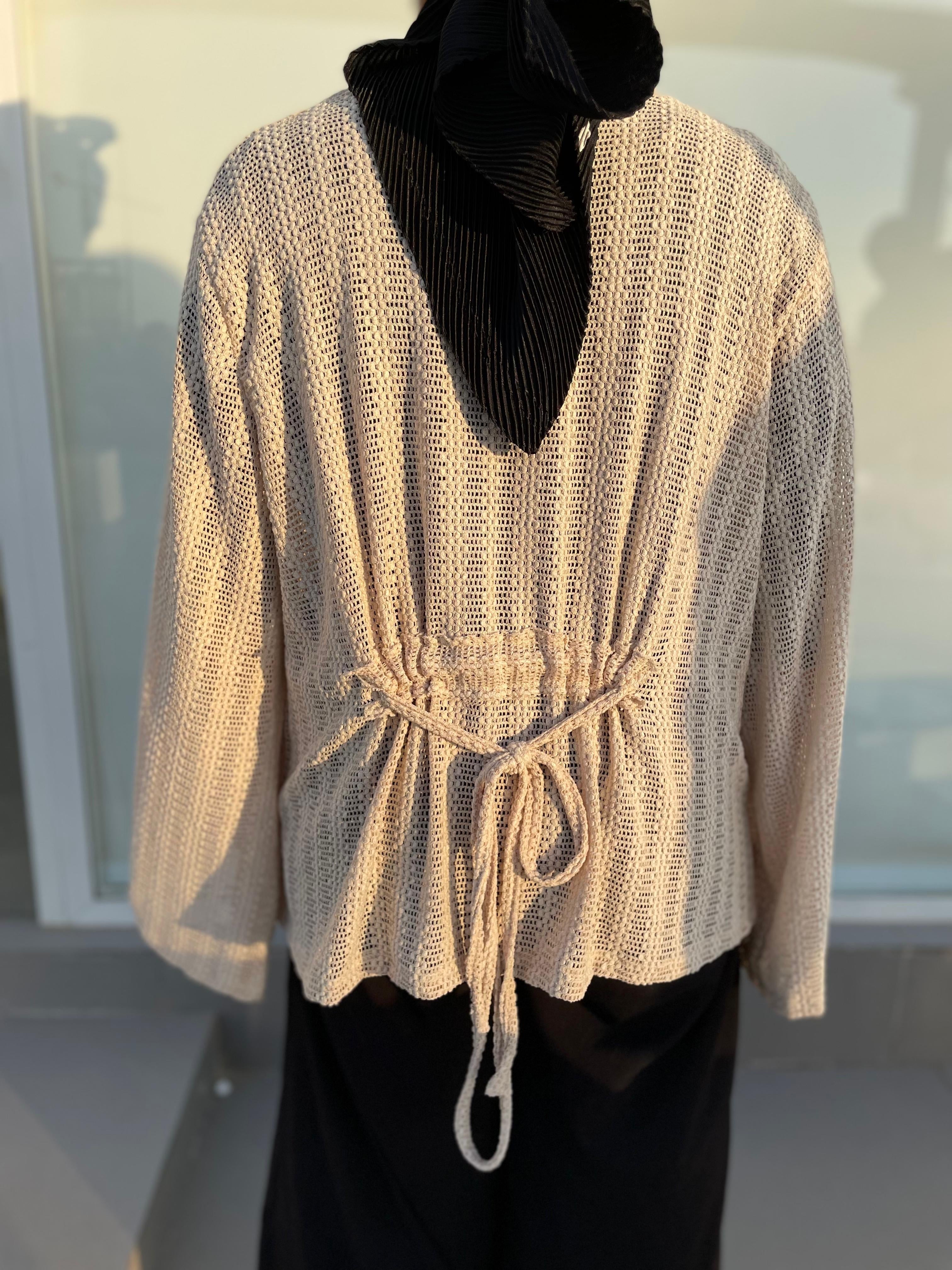 Beach Girl Belted Knit Jumper