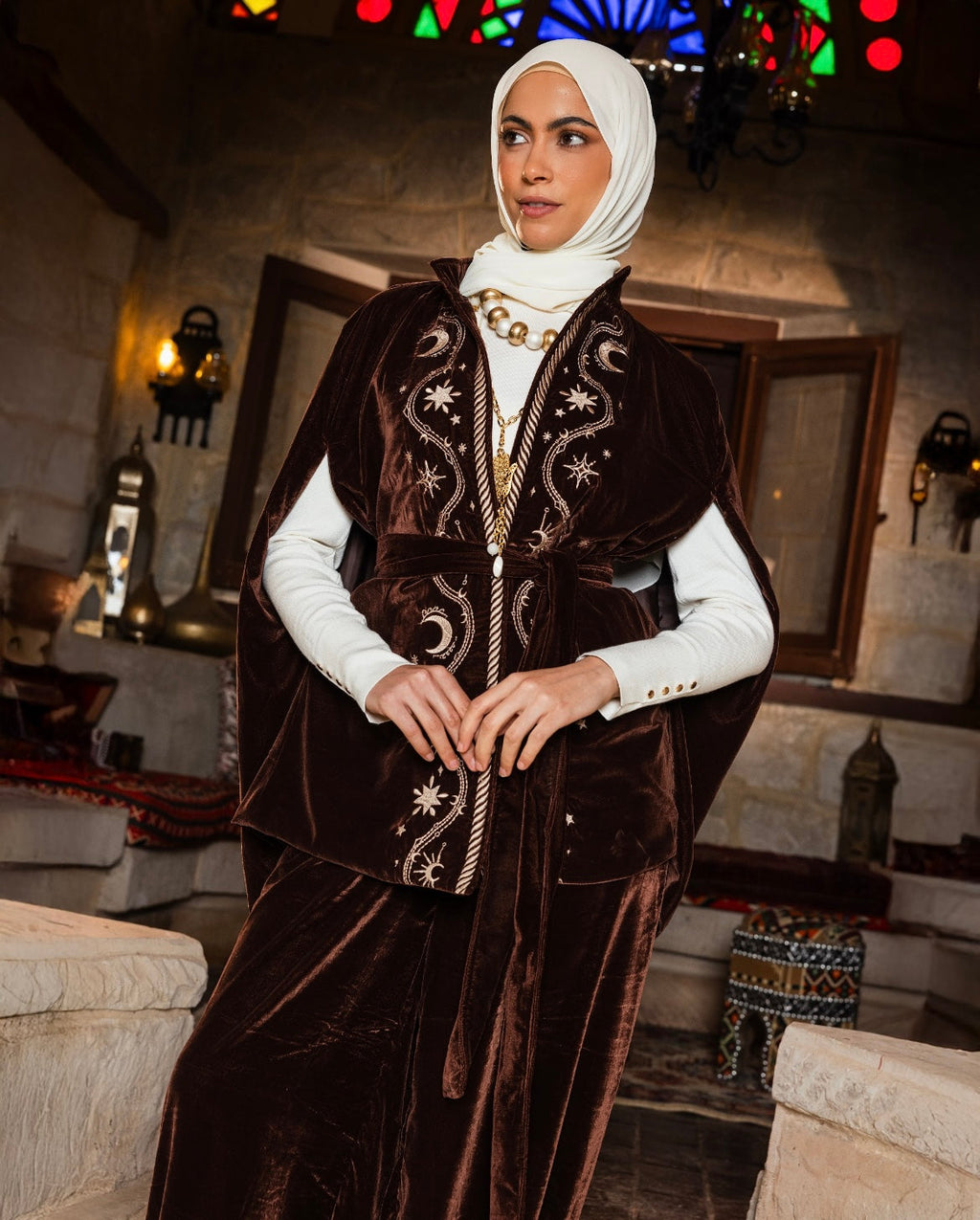 Falak Cape in Brown