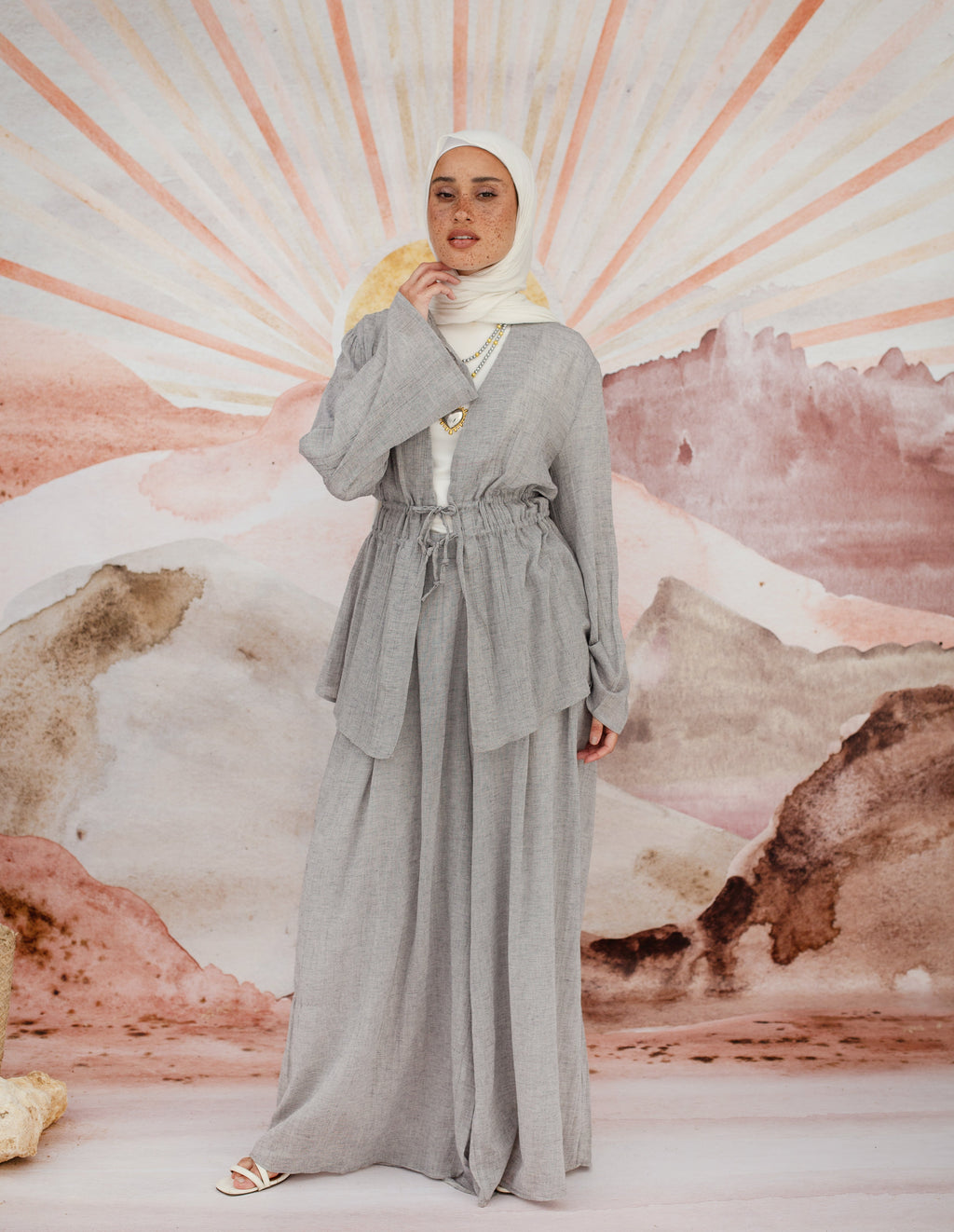 Luna pants 01 in Grey