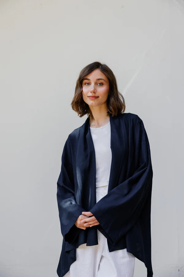 Good feels kimono in Navy
