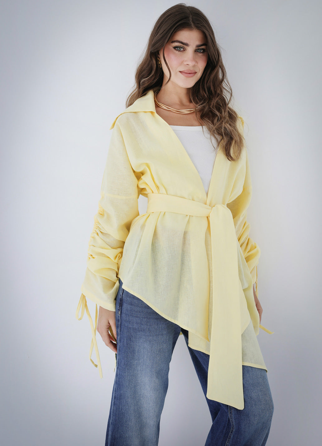 Soft Bloom Cardigan - Yellow