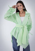 Soft Bloom Cardigan - Green
