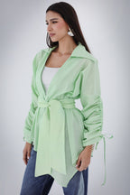 Soft Bloom Cardigan - Green
