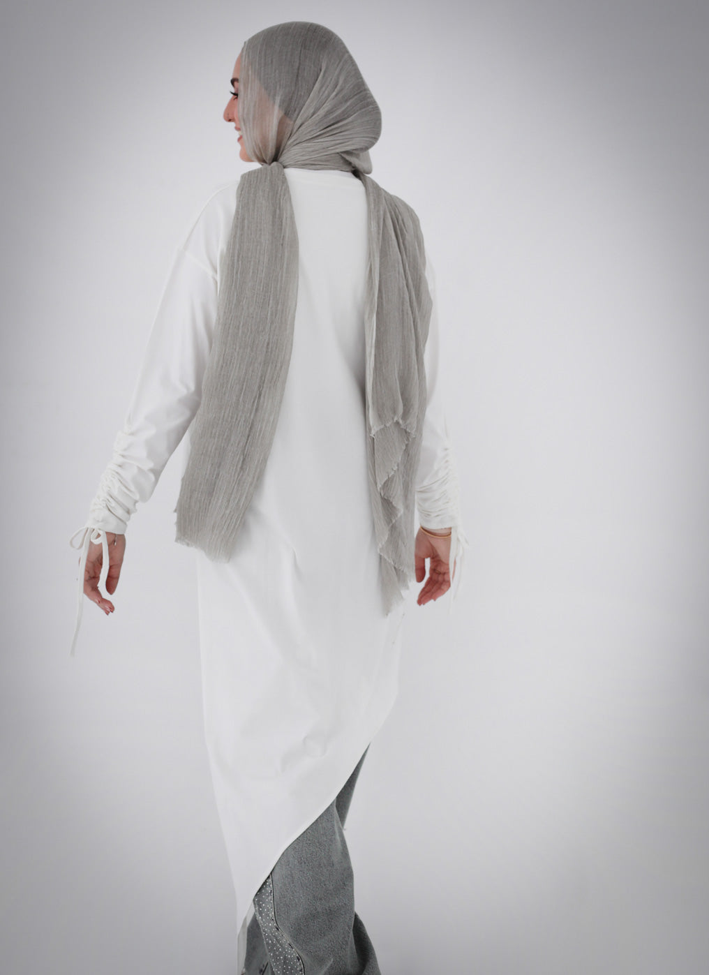 Asymmetric Crushed T-shirt