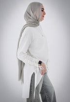 Asymmetric Crushed T-shirt