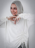 Asymmetric Crushed T-shirt