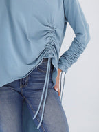 Asymmetric Crushed T-shirt
