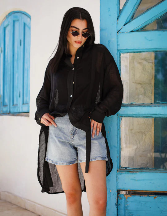 Net Shirt - Black