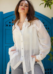 Net Shirt - White