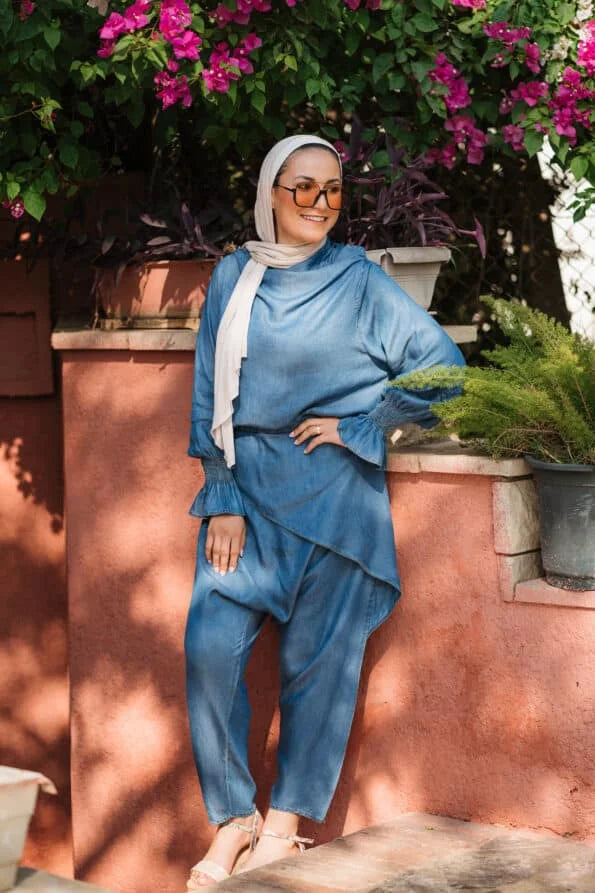 Asymmetrical Harem Set
