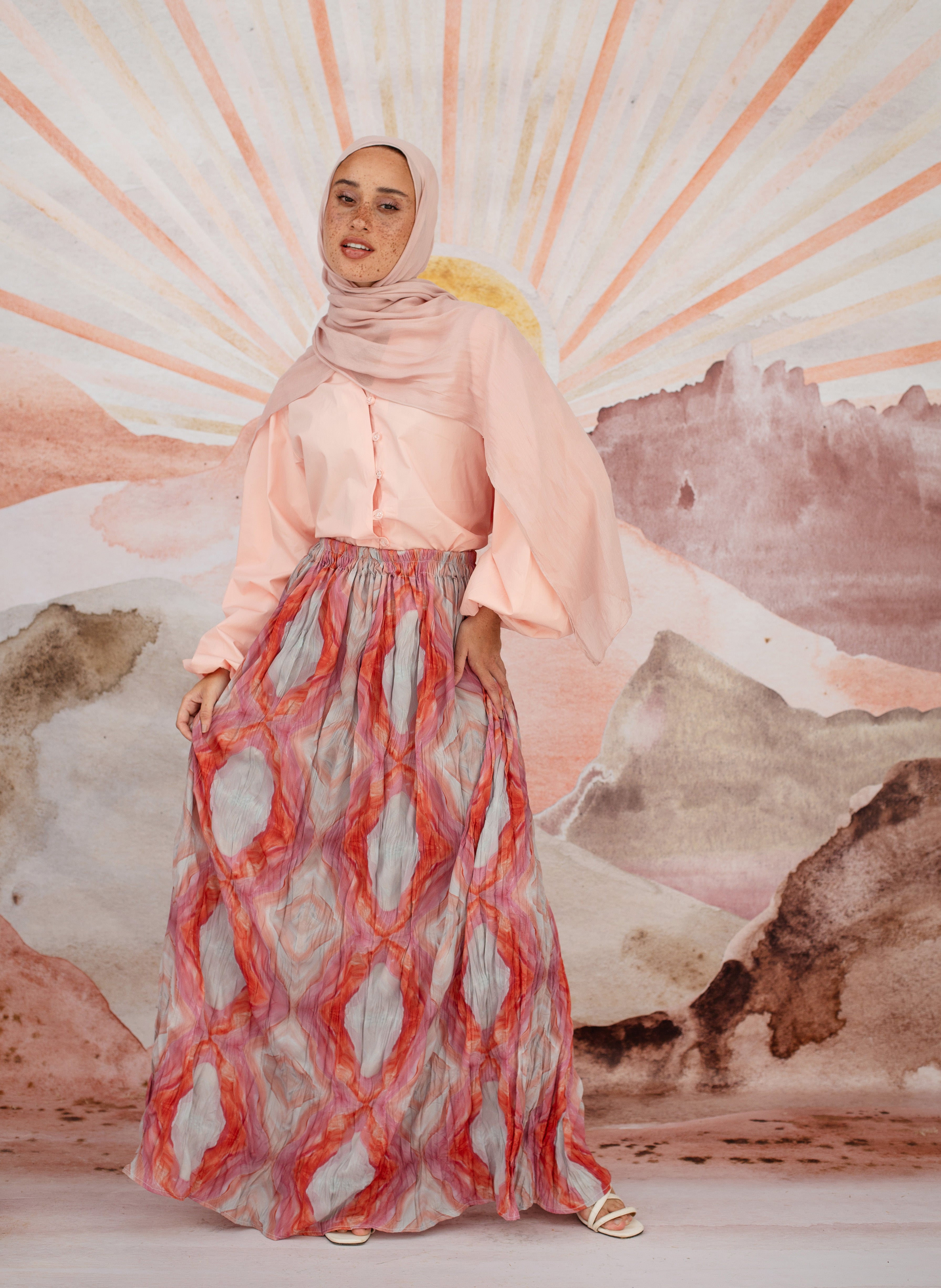 Peach melon Skirt