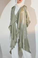 Shimmer Emilia Kaftan in Matcha