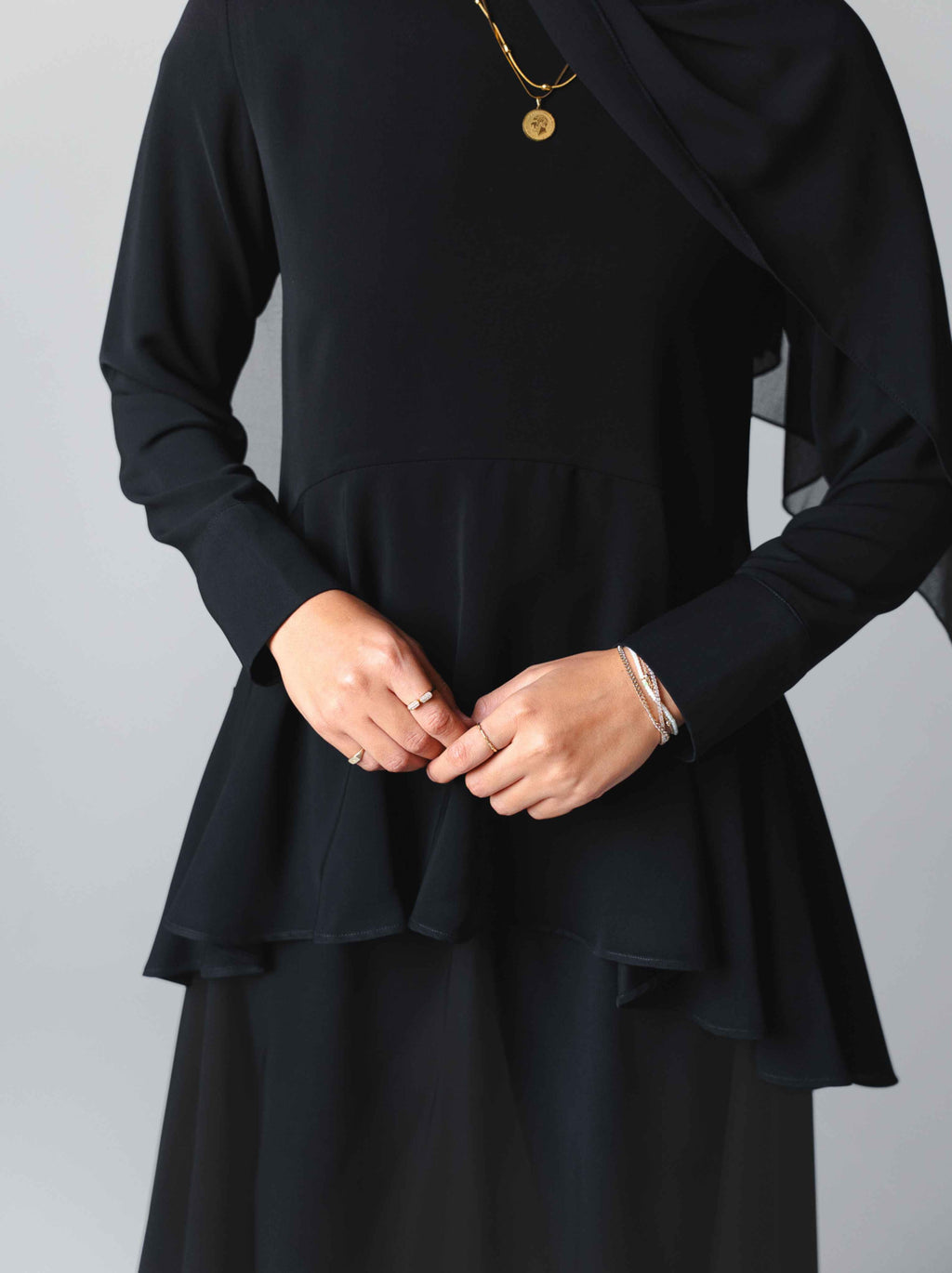 085 – Flared Crepe Set