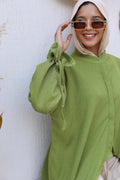 Miss Bold Wrinkled High-Low Blouse
