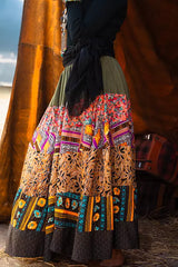 Gypsy patchwork skirt