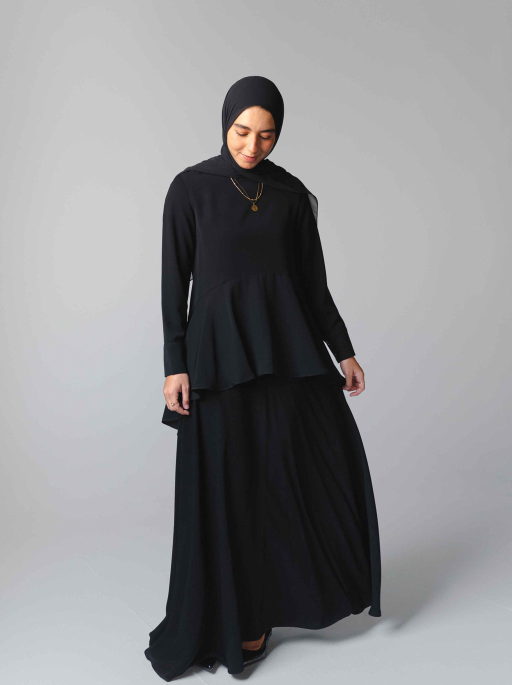 085 – Flared Crepe Set