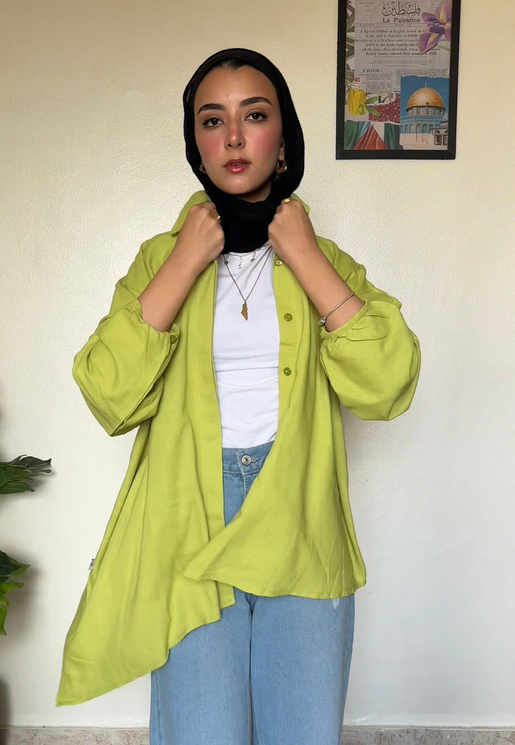 MAHA HIGH-LOW LINEN SHIRT