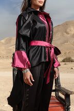 The High–Low Edit Trench - black