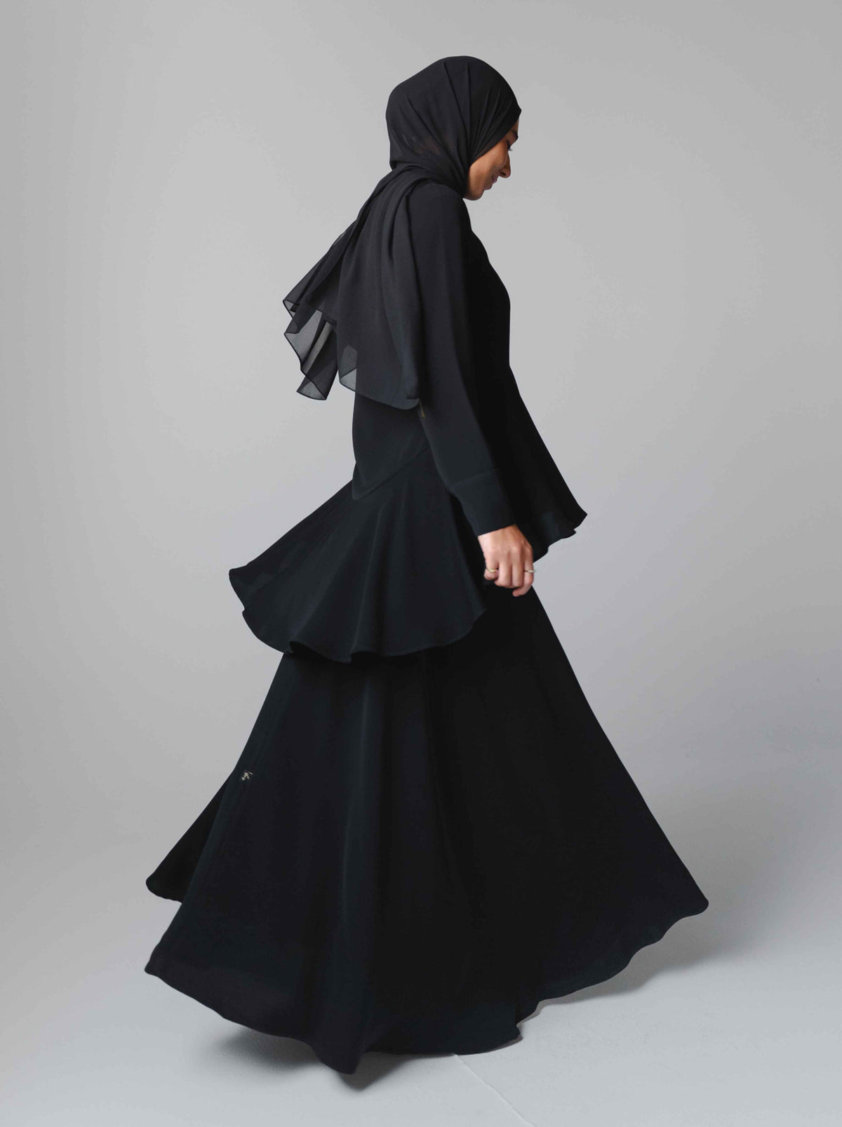 085 – Flared Crepe Set
