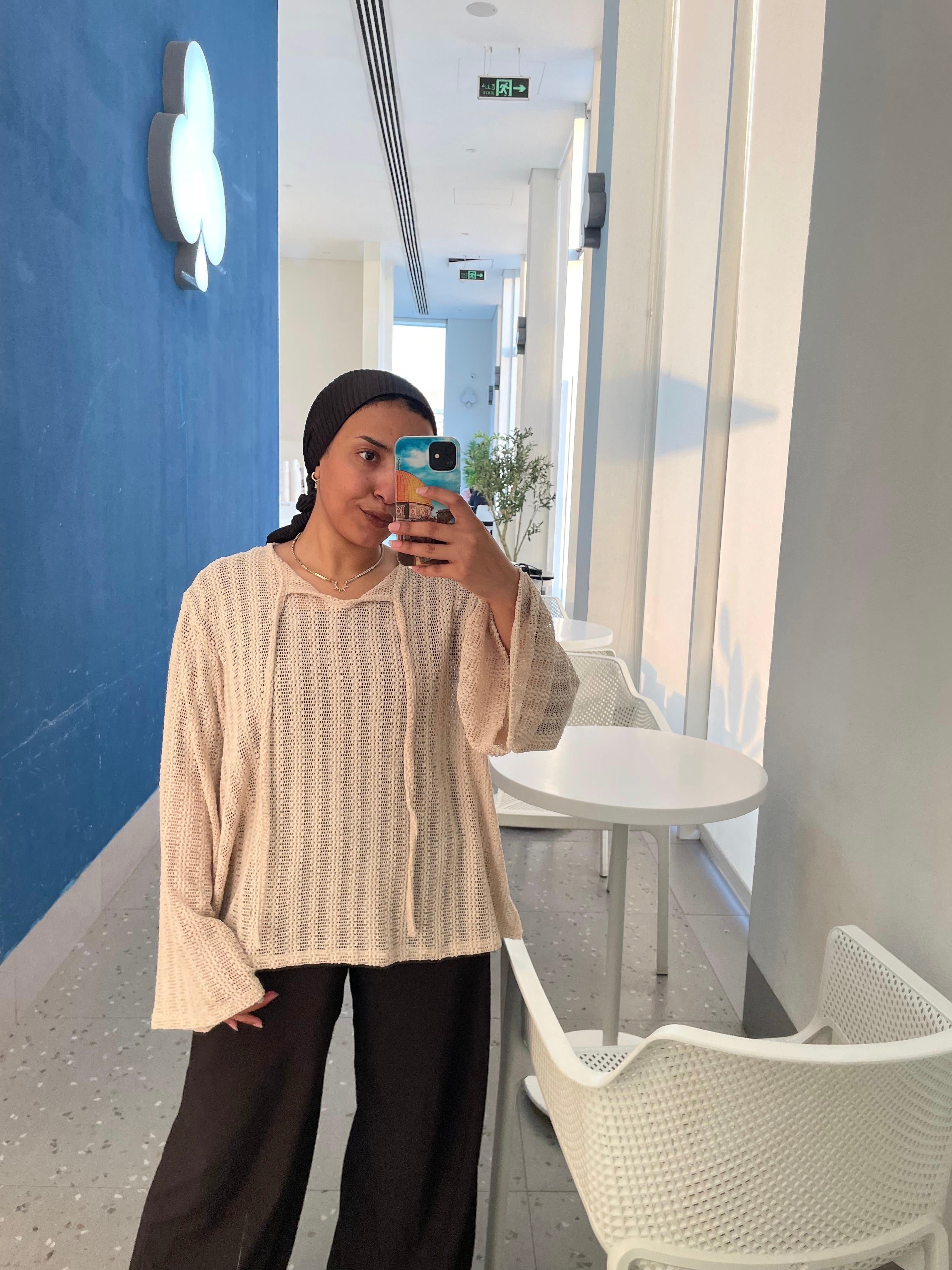 Beach Girl Belted Knit Jumper