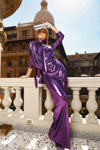 Draped Twilight Set - Purple