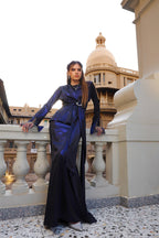 Crystal Glow Dress - Blue