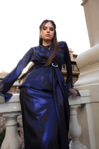 Crystal Glow Dress - Blue