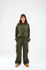 Cargo loose set in olive