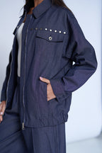 Summer Studs Denim Jacket