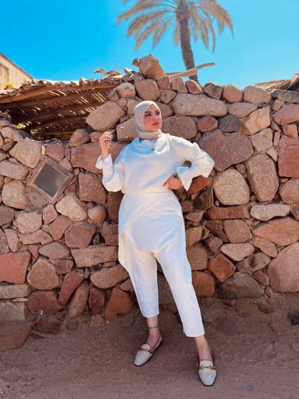 Asymmetrical Harem Set