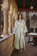 Shimmer kaftan in Mint