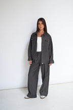 Summer Studs Denim Set