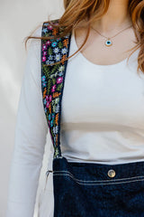 In bloom denim bag - Dark wash