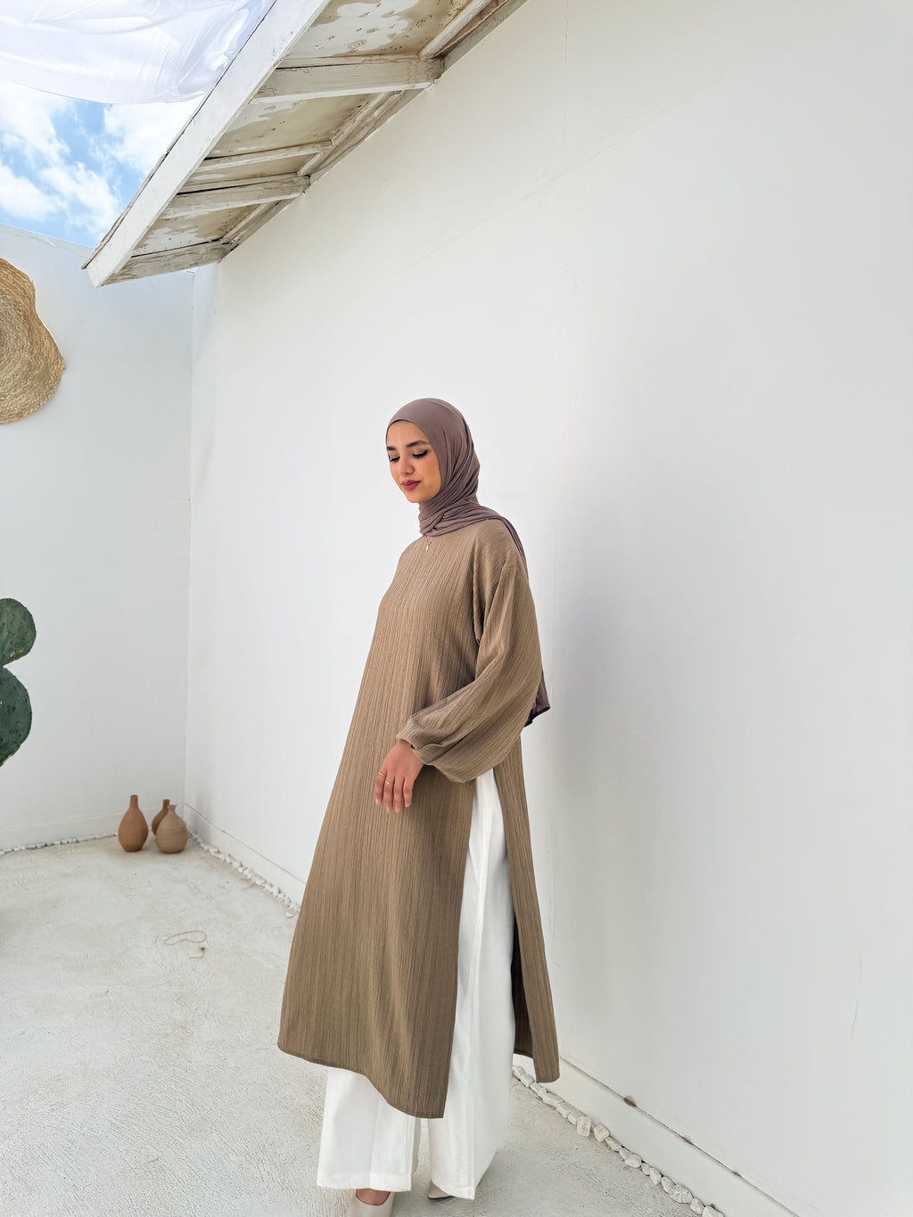Ribbed Long Line Tunic
C500 Café