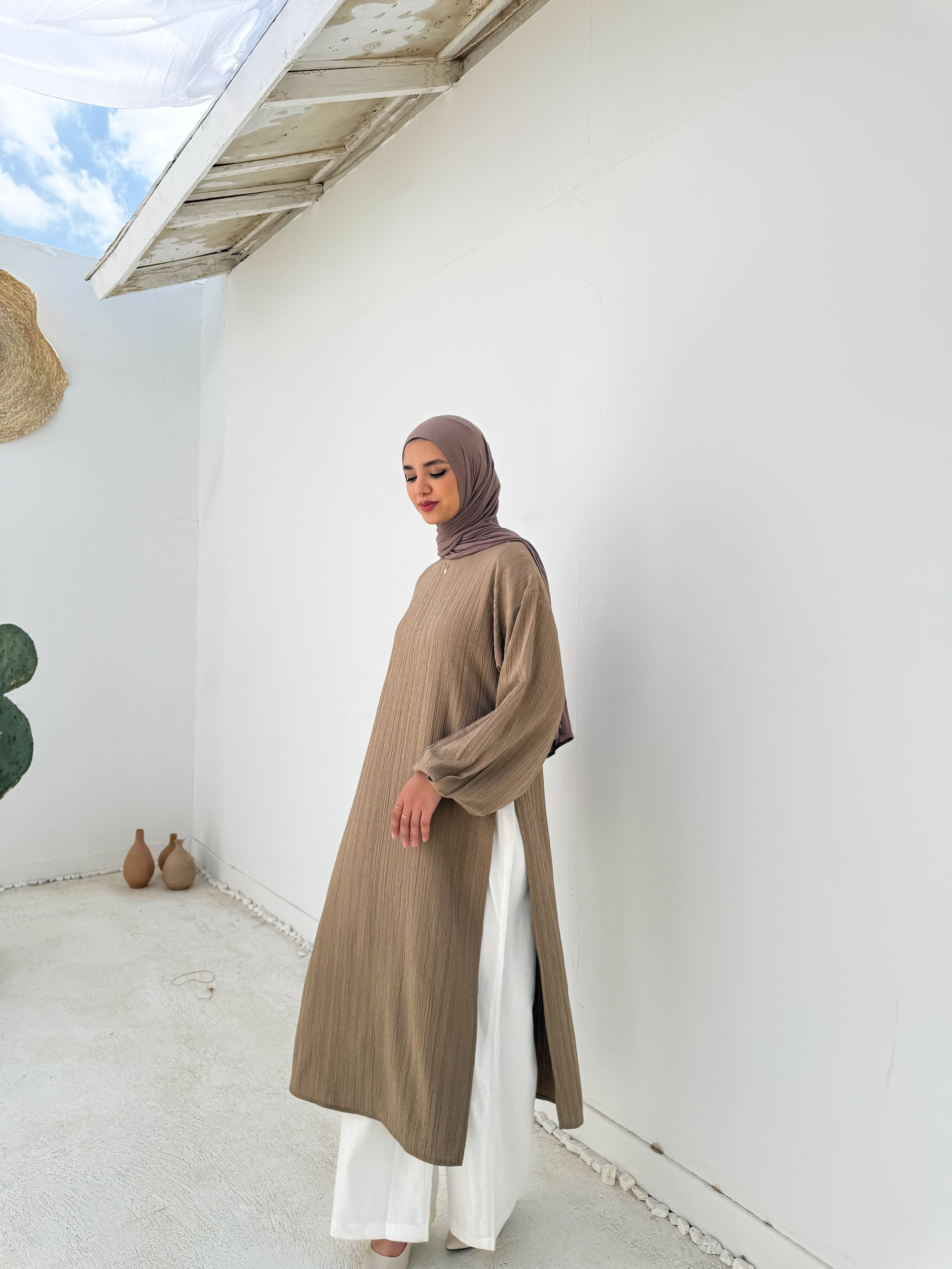 Ribbed Long Line Tunic
C500 Café