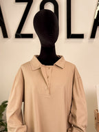 Collared Long Sleeve Top