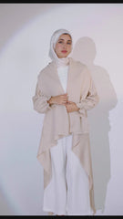 Drape Me in Pleats in Light Creamy Blush