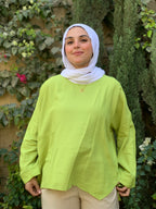 SOUFIYA LINEN BLOUSE