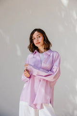 Linen shirt in Lilac