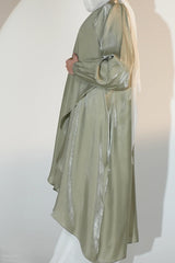 Shimmer Emilia Kaftan in Matcha