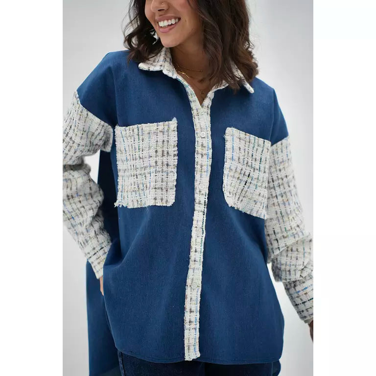 Tweed chemi-jacket
