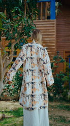 Bloom tie-dye cardigan