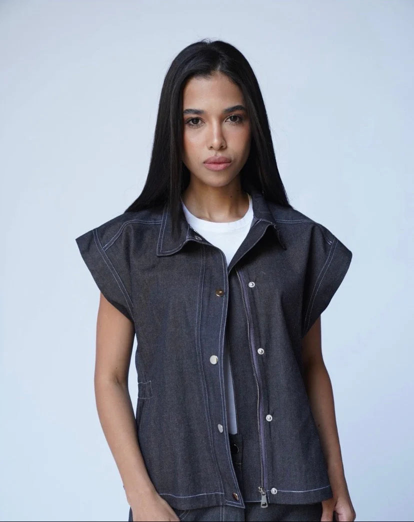 Denim Vest Only