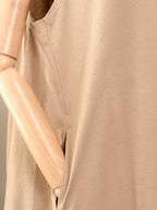 New Sleeveless cotton  Dress