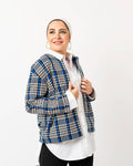 Checkered Blazer