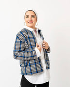 Checkered Blazer
