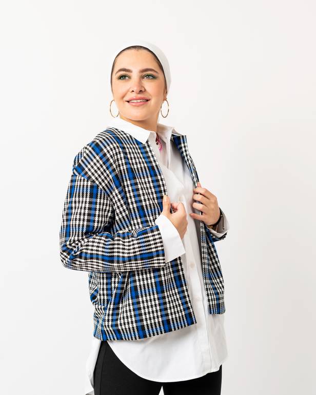 Checkered Blazer