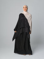 084 - Layered Cape Abaya